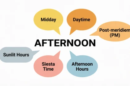 synonyms for afternoon