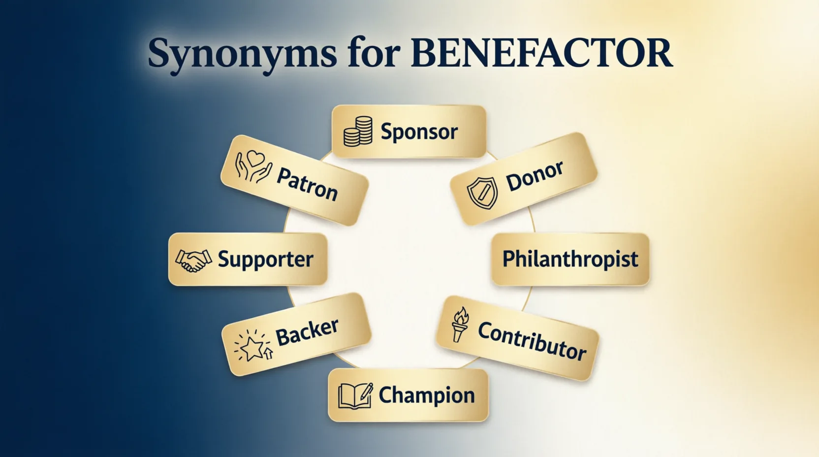 synonyms for benefactor