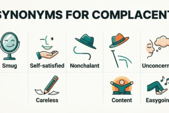 synonyms for complacent