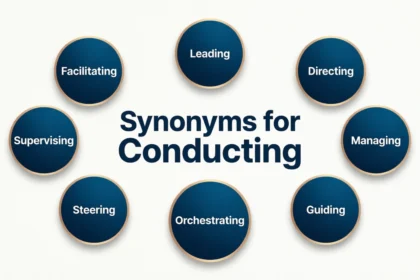 synonyms for conducting