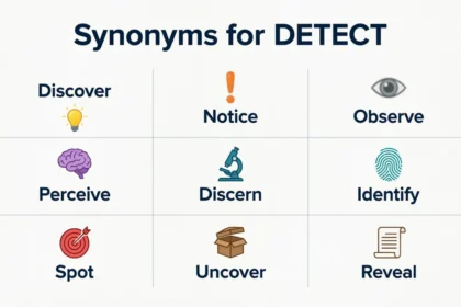synonyms for detect