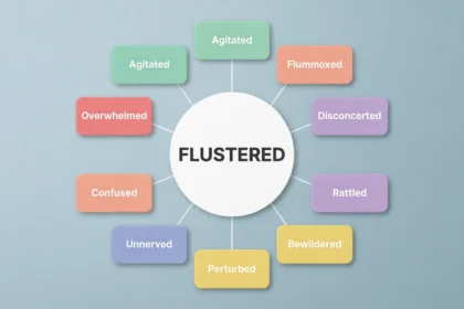 synonyms for flustered