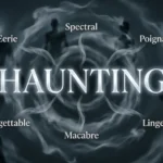 synonyms for haunting
