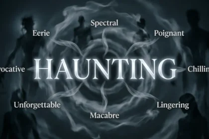 synonyms for haunting