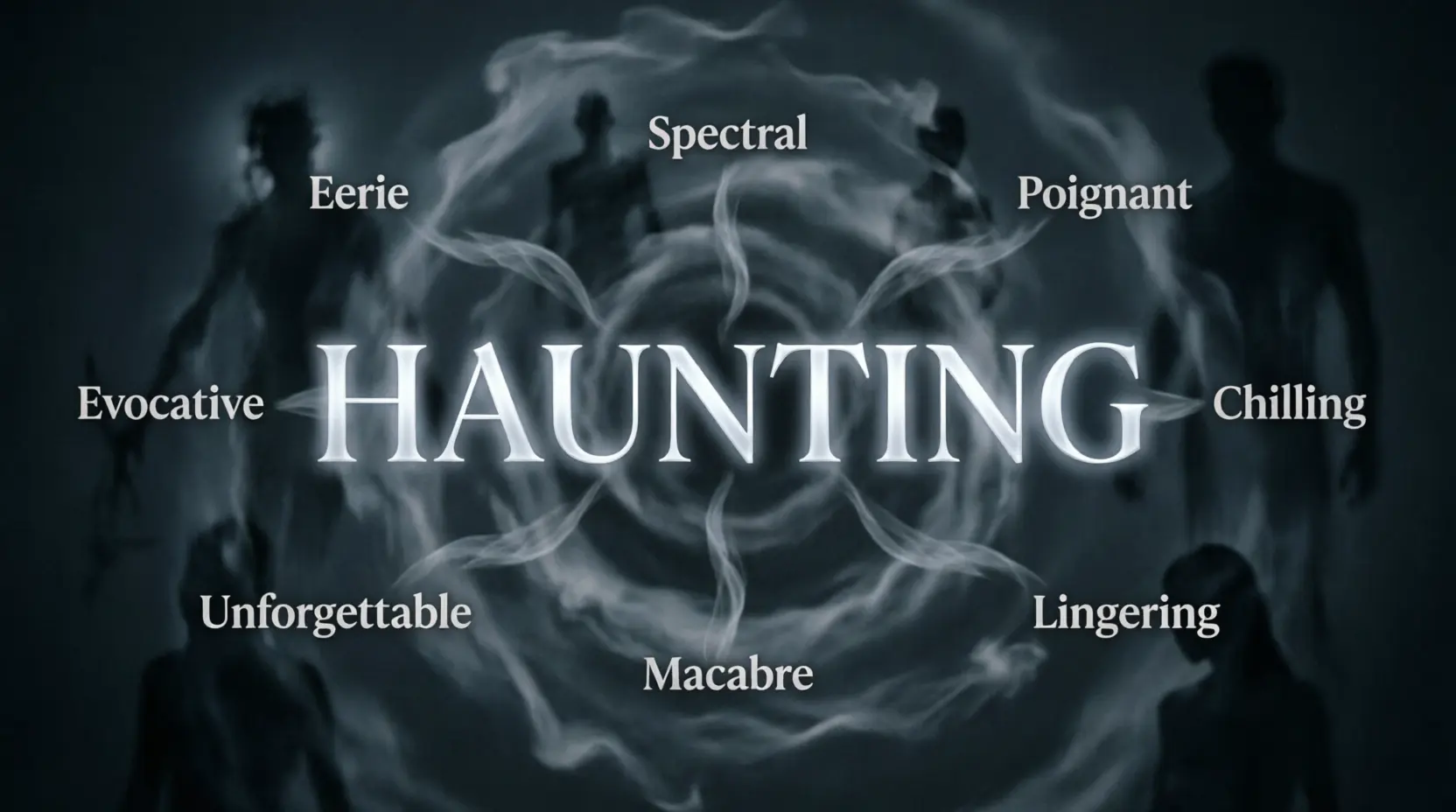 synonyms for haunting