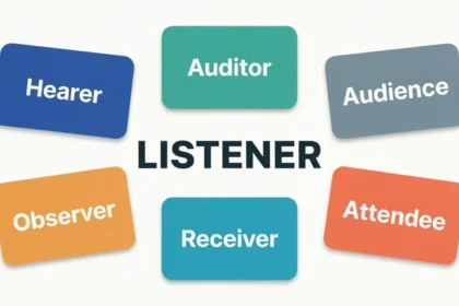 synonyms for listener