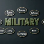 synonyms for military