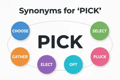 synonyms for pick
