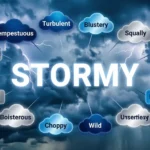 synonyms for stormy