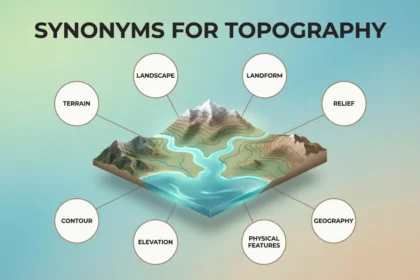 synonyms for topography