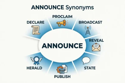 synonyms for announce