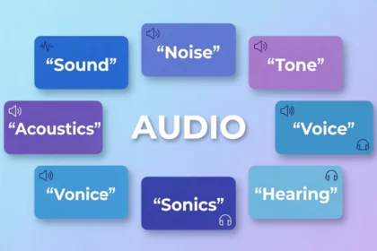 synonyms for audio
