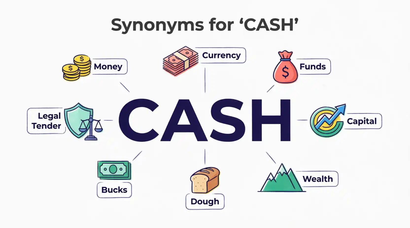 synonyms for cash