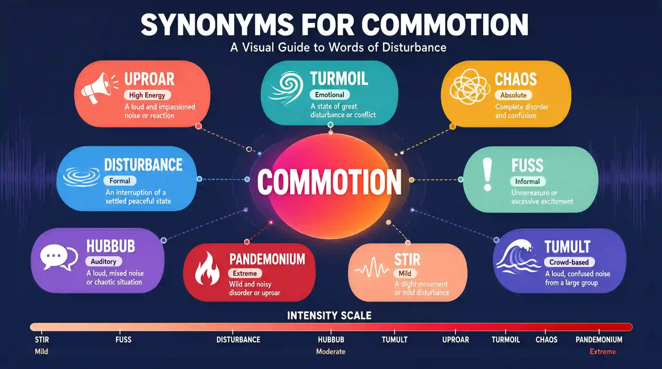synonyms for commotion