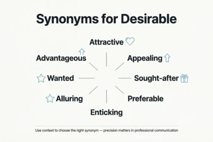 synonyms for desirable