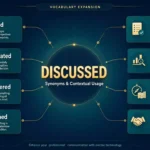 synonyms for discussed