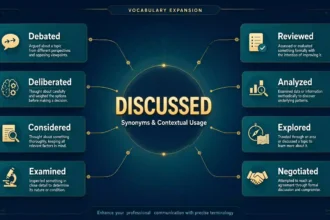synonyms for discussed