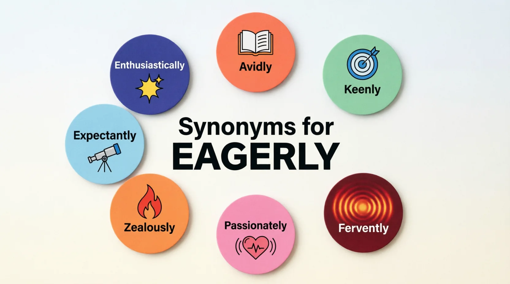 synonyms for eagerly