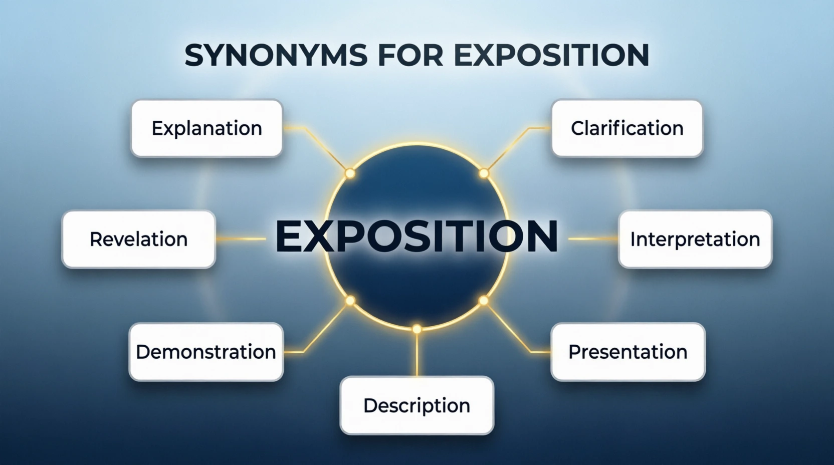 synonyms for exposition