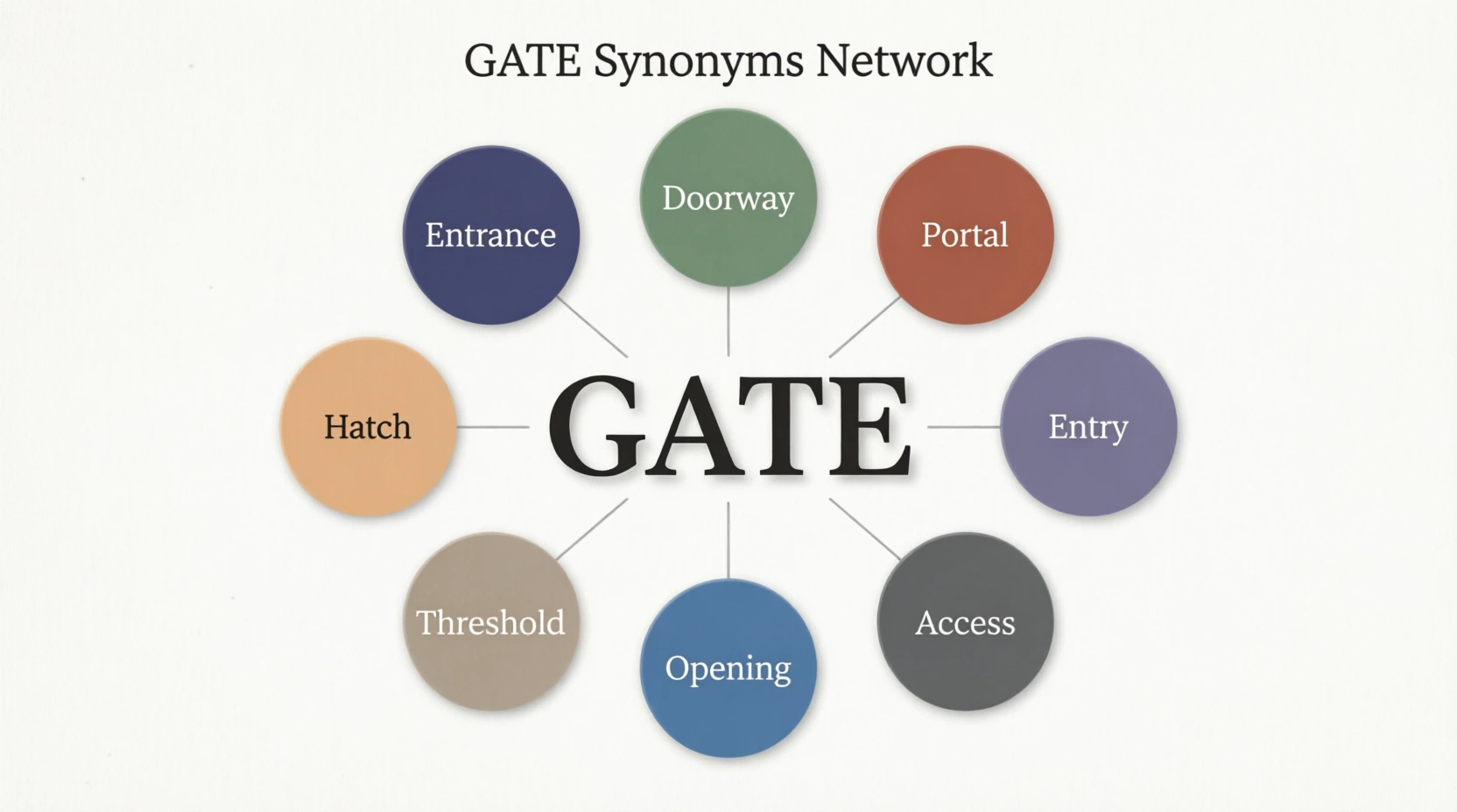 synonyms for gate