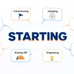 synonyms for starting