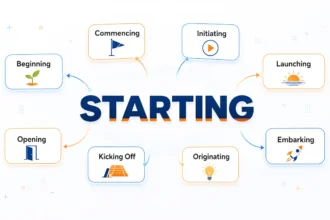 synonyms for starting